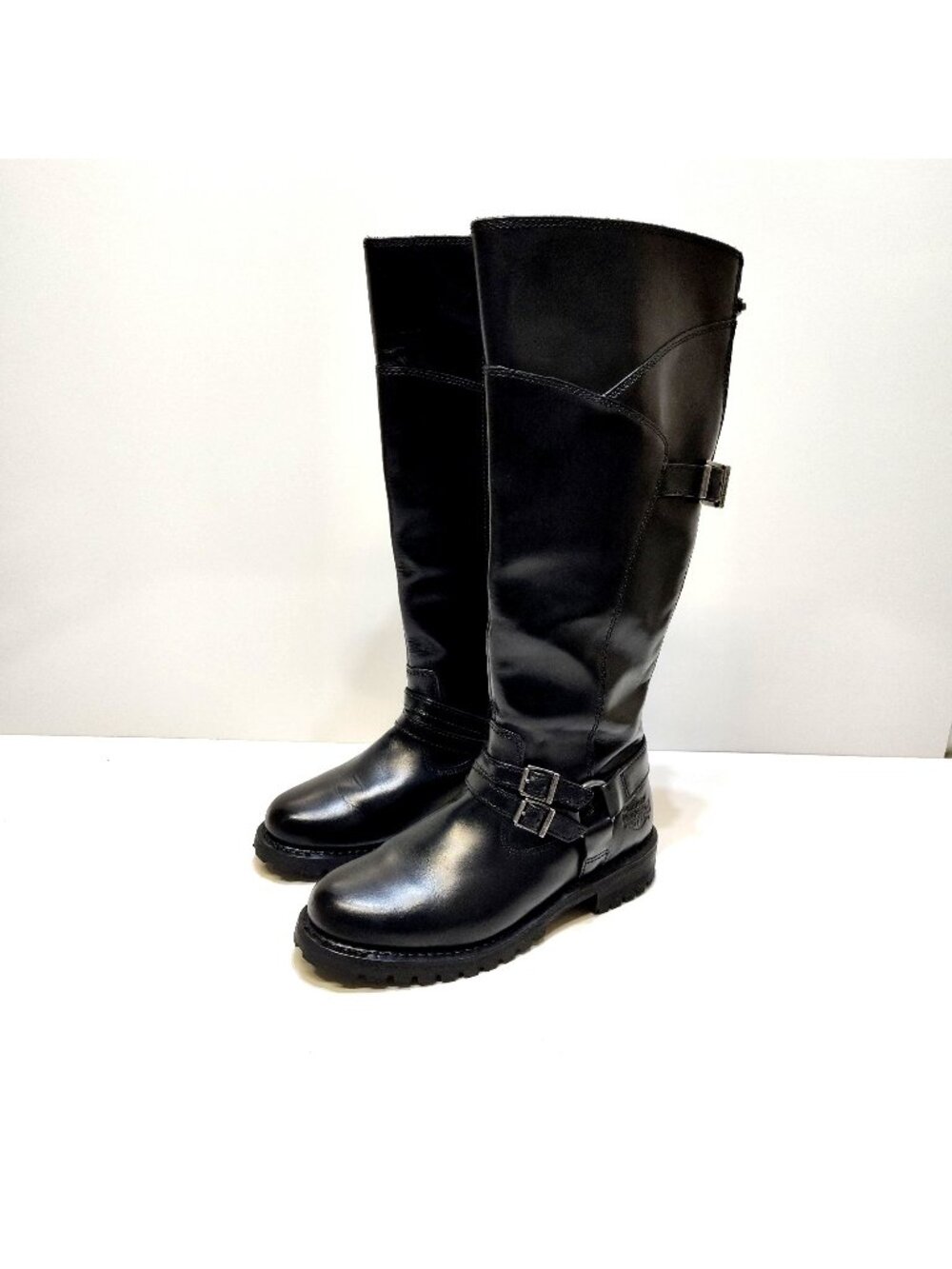 Harley-Davidson Lomita Moto Boots D84325 WMNS 9M Professionally Cleaned Polished